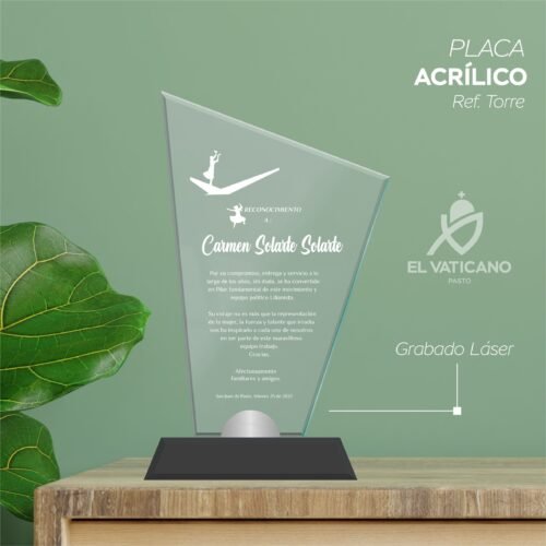 Placa en Acrílico Ref. Torre - Imagen 1