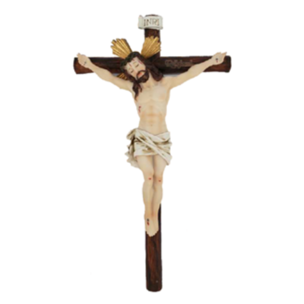 Cristo de pared con potencias - Imagen 1