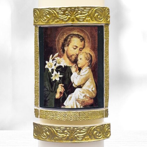 Cirio Personalizado San José 7x20 - Imagen 2