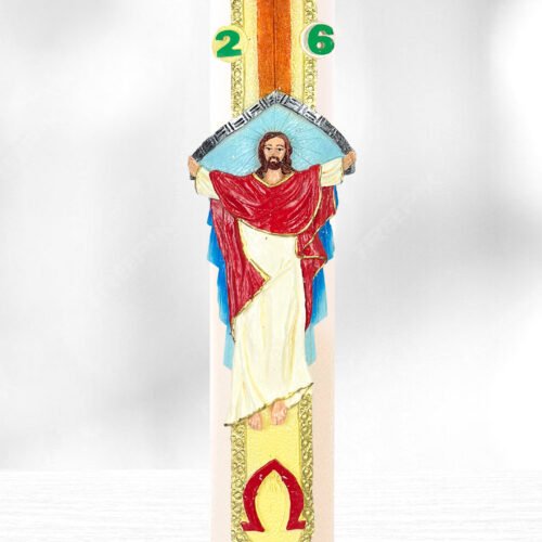 Cirio Jesús Eucaristía 9x100 · 12 libras - Imagen 2