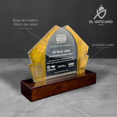 Reconocimiento/Placa Arco Carnaval - Imagen 1