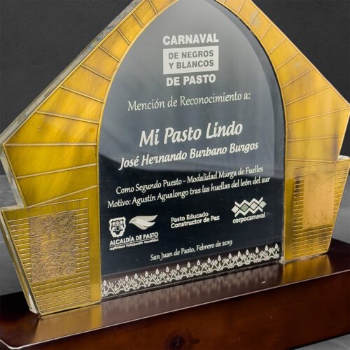 Reconocimiento/Placa Arco Carnaval - Imagen 2