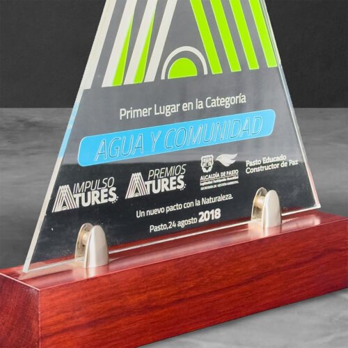 Placa impresa en UV con base de madera - Imagen 2