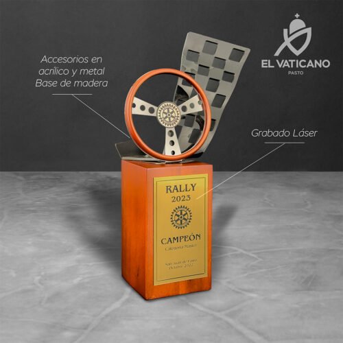 Reconocimiento Rally con incrustación de lujo - Imagen 1