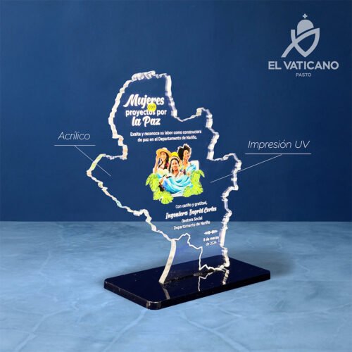 Placa Nariño impreso en UV - Imagen 1