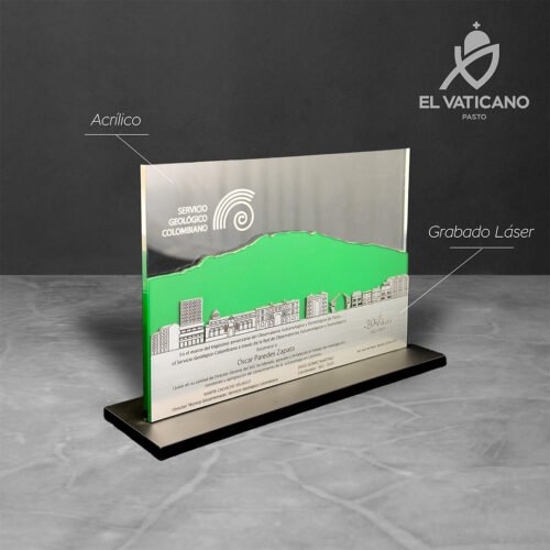 Reconocimiento volcán con grabado láser - Imagen 1