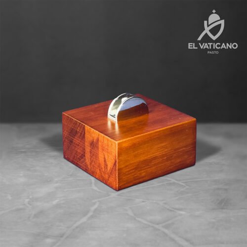 Taco de madera para Trofeo / Placa Cuadrado Miel - Imagen 1