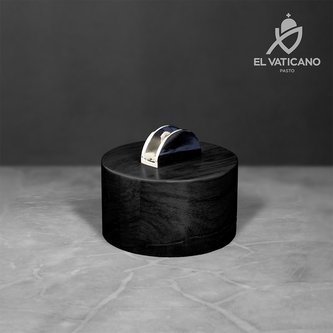 Taco de madera para Trofeo / Placa Redondo Negro