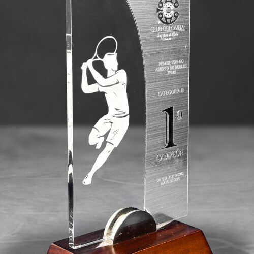 Reconocimiento/Placa de Tenis en acrílico - Imagen 2