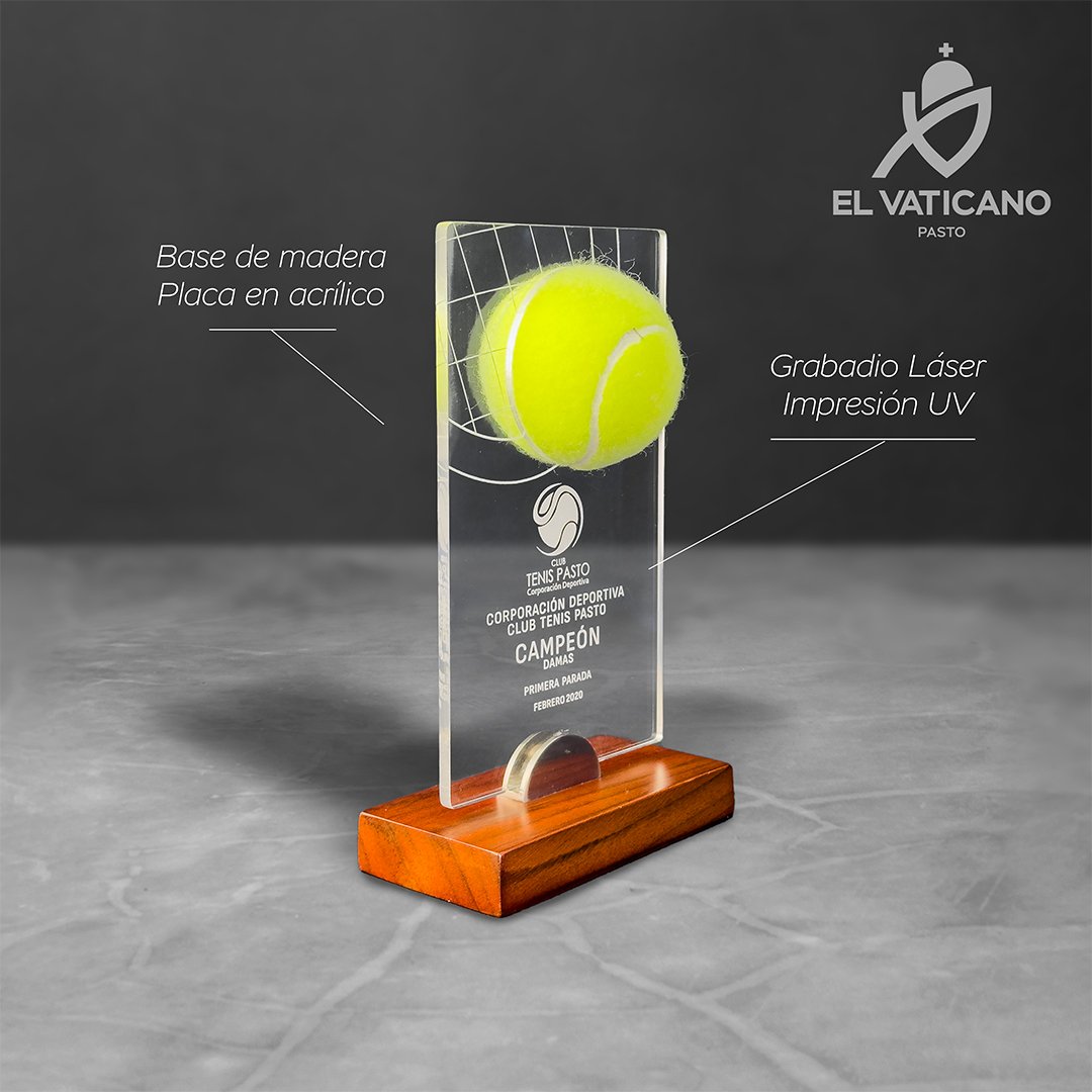 Reconocimiento Tenis con incrustación de pelota