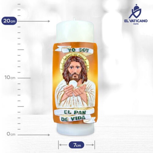 Cirio Jesús Eucaristía 7x20 - Imagen 1