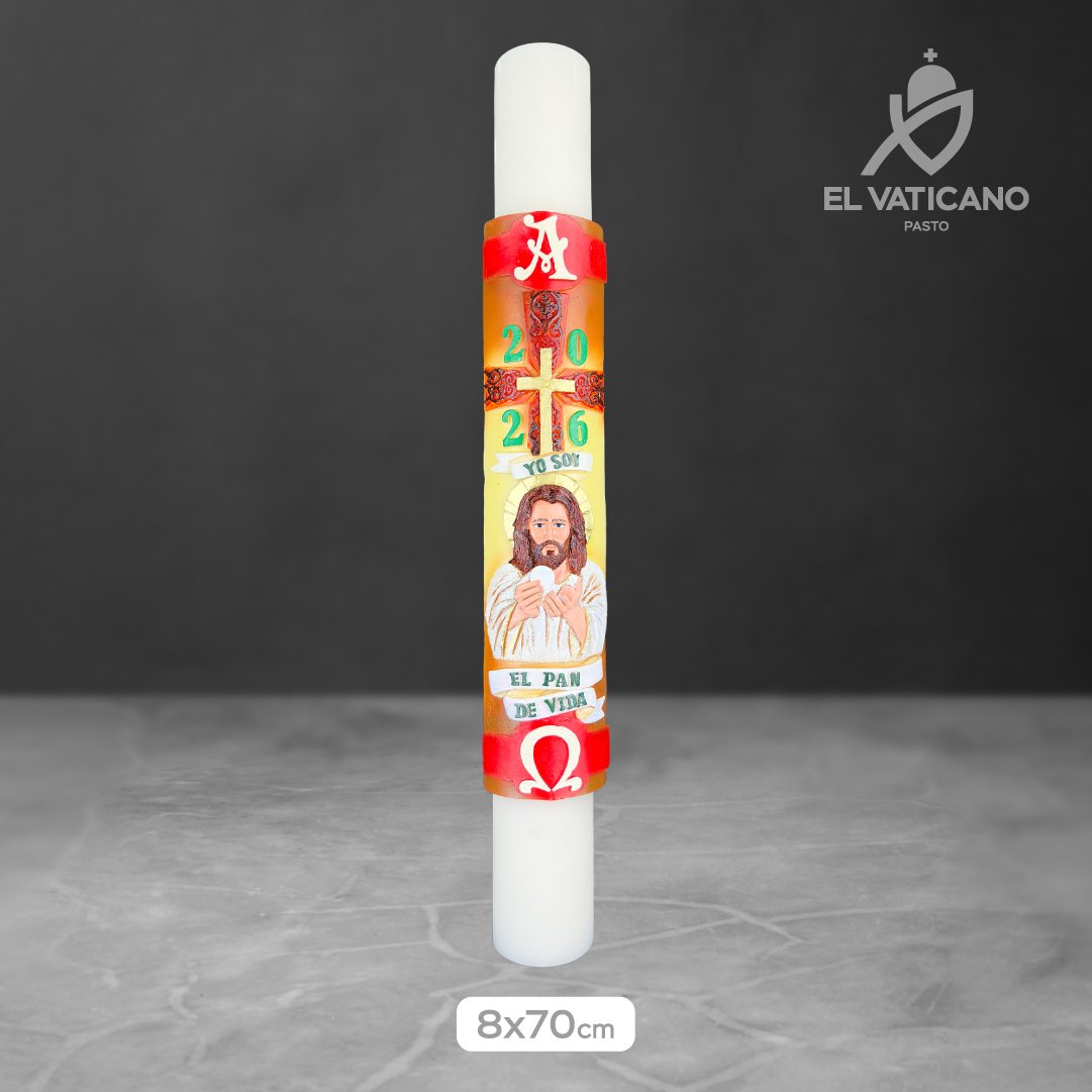 Cirio Jesús Eucaristía 8x70