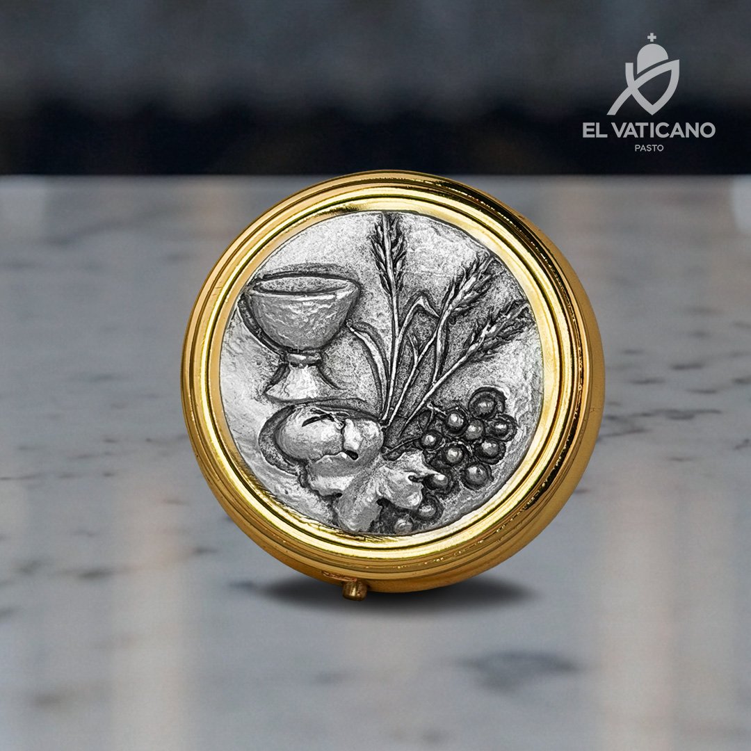 Porta viáticos Cáliz y Uvas