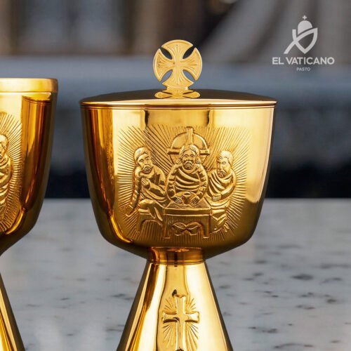 Juego de Copón y Cáliz de Lujo - Eucaristía - Imagen 2