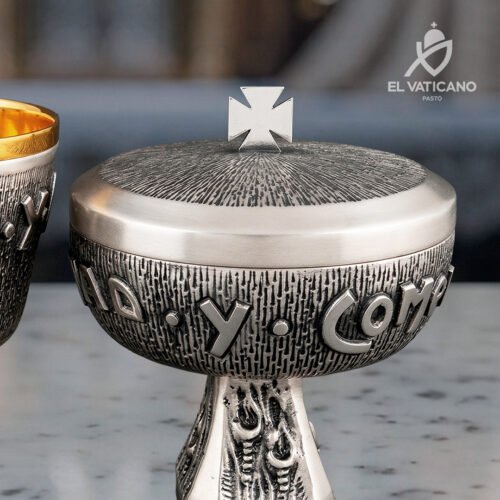 Juego de Copón y Cáliz de Lujo - Tomad y Comed - Imagen 2