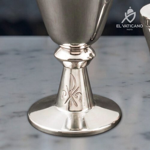 Juego de Copón y Cáliz de Lujo - Plateado 1 - Imagen 2