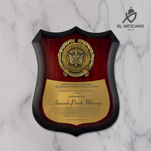Escudo Reconocimiento Policia Nacional - Imagen 1