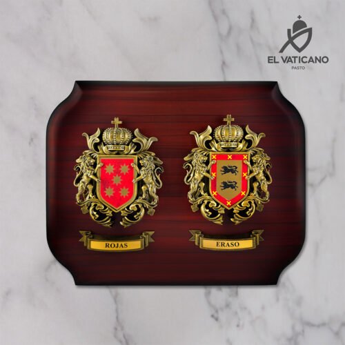 Placa con Escudos Heráldicos - Imagen 1
