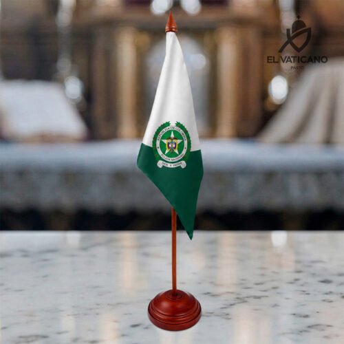 Asta de bandera para mesa Policia Nacional de Colombia - Imagen 1