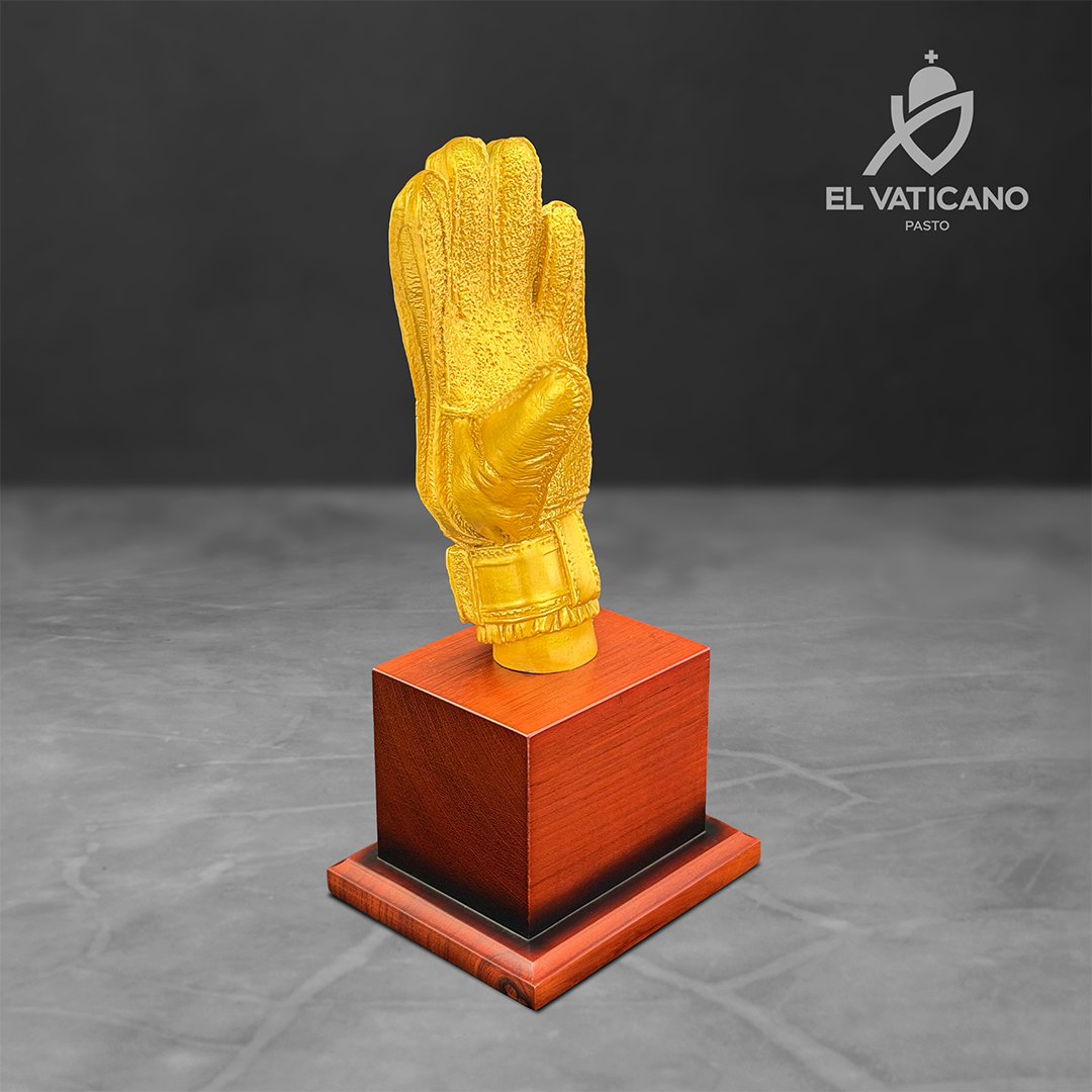 Trofeo Guante de portero en resina
