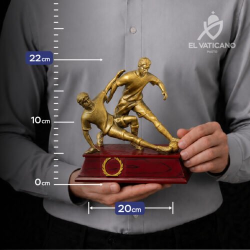 Trofeo Fútbol en resina - Imagen 2
